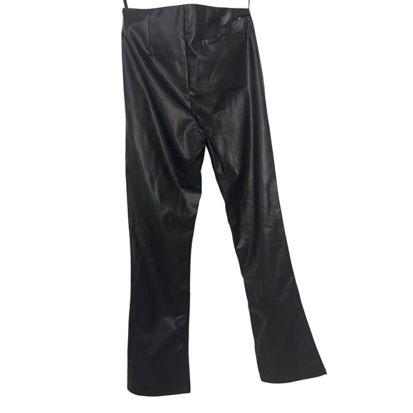 superdown Kaitlyn Faux Leather Pant in Black X-Small New Womens Vegan Trousers - Picture 7 of 9